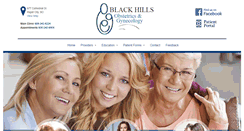 Desktop Screenshot of blackhillsobgyn.com